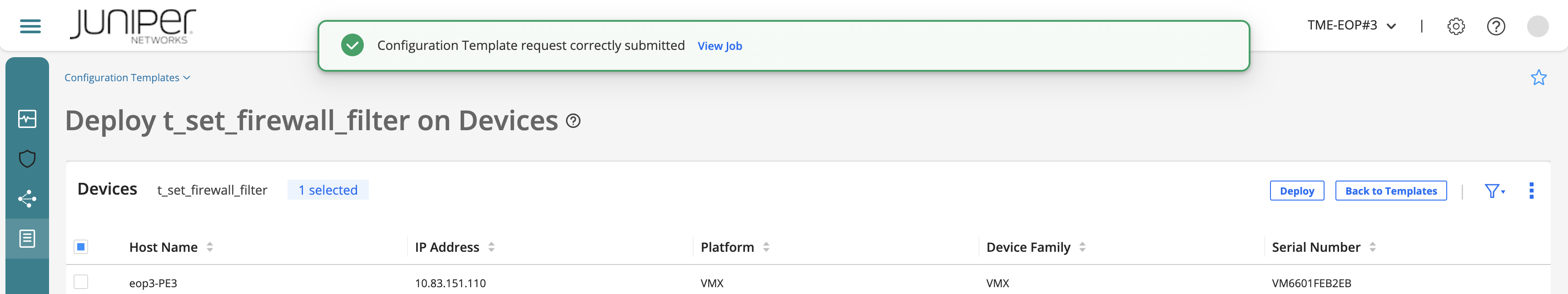 Configuration Templates preview