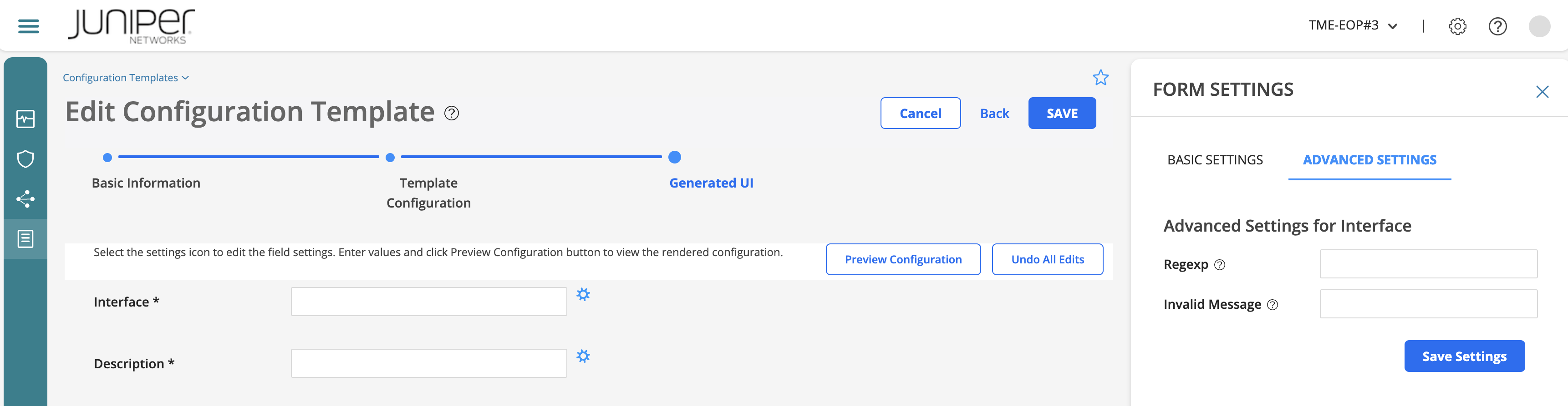 Configuration Templates add