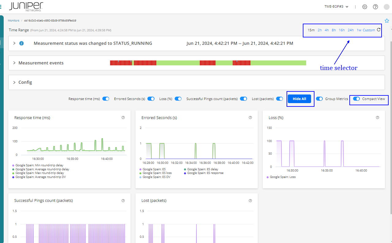 Monitor inspect per stream 
